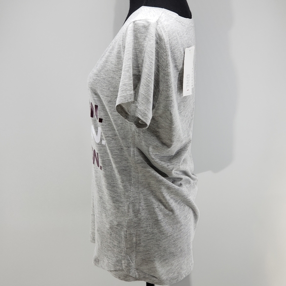 LOV Boutique. PRESS ON Deep V Neck Tshirt - Picture 4 of 8